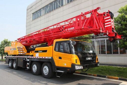 Cẩu bánh lốp SANY STC500 trọng tải 50 tấn