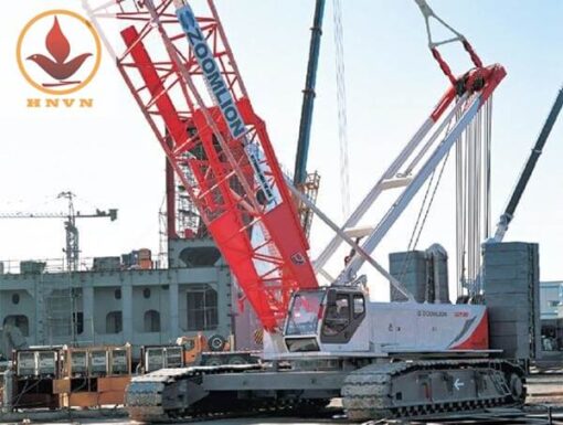 Xe cẩu bánh xích Zoomlion QUY80 trọng tải 80 tấn