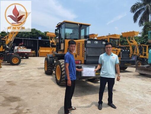 Bán xúc lật JF939G gầu 1,5 m3 cho khách hàng Bắc Ninh