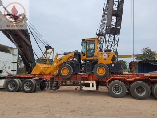 Bàn giao máy xúc lật JF936G cho công ty TNHH Xây Dựng Mỹ Đà