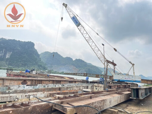 Cẩu bánh xích Yutong trọng tải 50T
