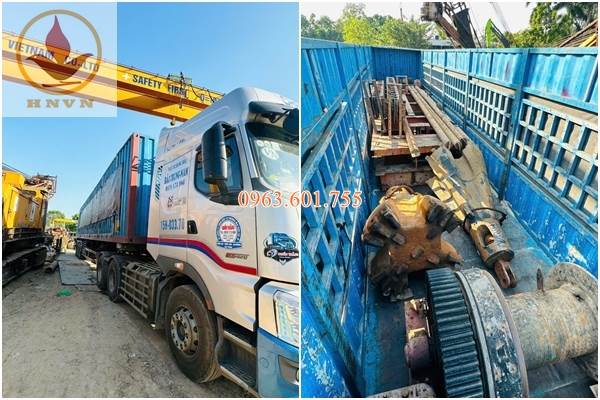 Cho Thuê Máy Khoan Đập Cáp thi công cọc D1200 tại Núi Thành, Quảng Nam