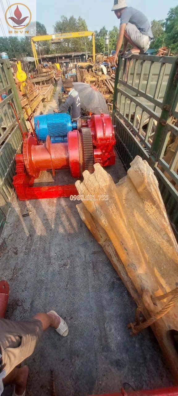 Bàn giao giàn giã đá JK8 – chùy D1200 cho Công ty CP Xây dựng & Thương mại Việt Hoa