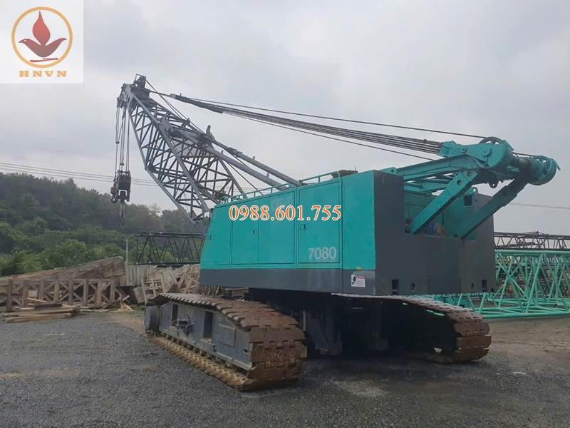 Cẩu bánh xích 80 tấn Kobelco 7080