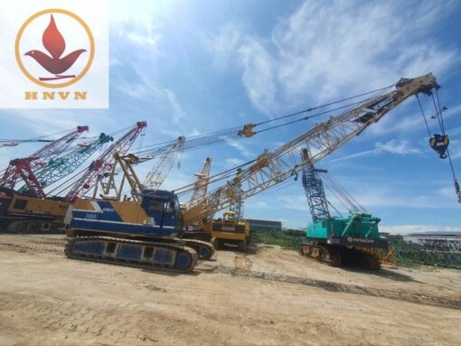 Cẩu bánh xích Kobelco 7055-1 – Đời 1991 – Cần 36m