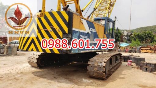 Cẩu bánh xích kobelco 7055-1 sản xuất năm 1993