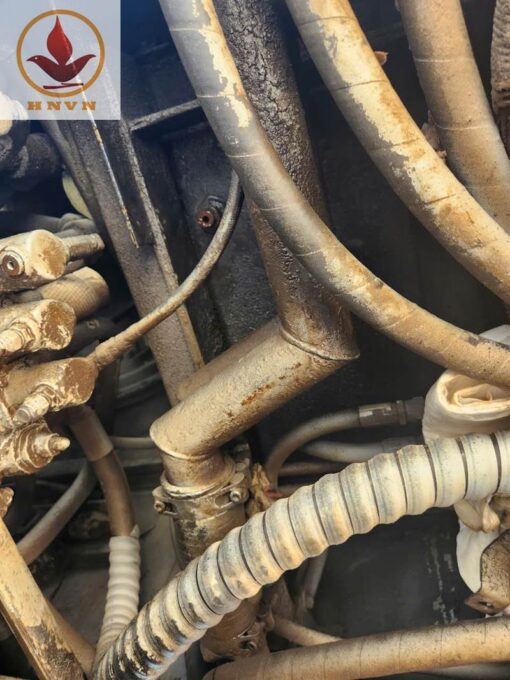 Cẩu bánh xích Kobelco 7080 trọng tải 80 tấn, sản xuất năm 1990
