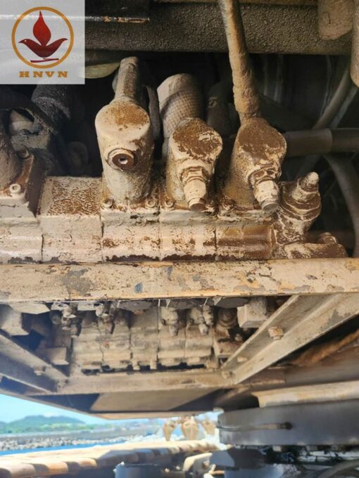 Cẩu bánh xích Kobelco 7080 trọng tải 80 tấn, sản xuất năm 1990