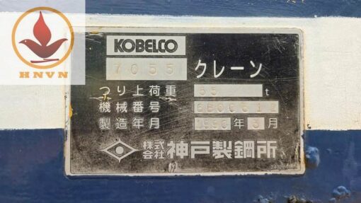 Cẩu Kobelco 7055-1 đời 1990 tải trọng 55 tấn