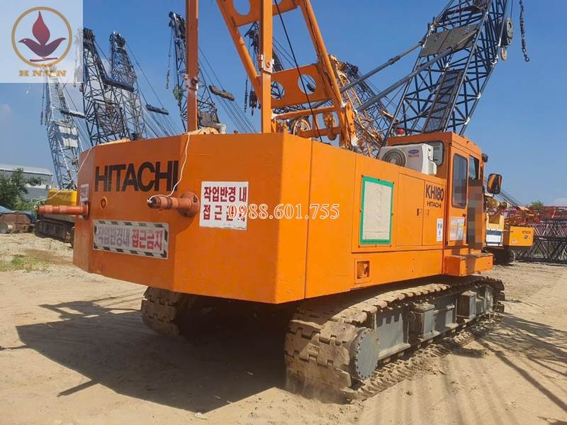 Bán cẩu xích Hitachi 50 tấn KH180-3 đời 1991, cần 33m