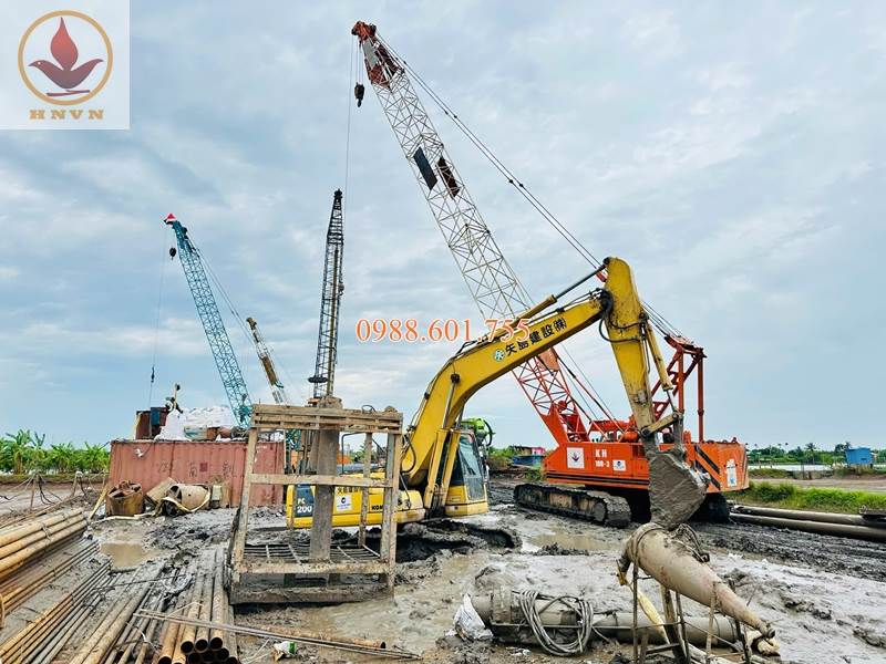 Dự án xây dựng cầu vượt sông Thái Bình, CKN D1200, D1500
