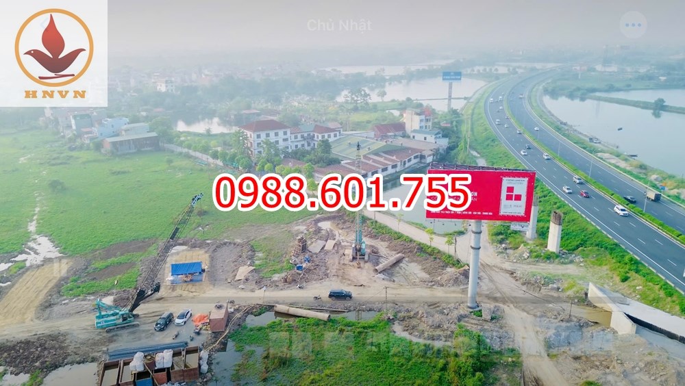 Khoan cọc nhồi dự án Pháp Vân - Cầu Giẽ với đường Vành đai 3