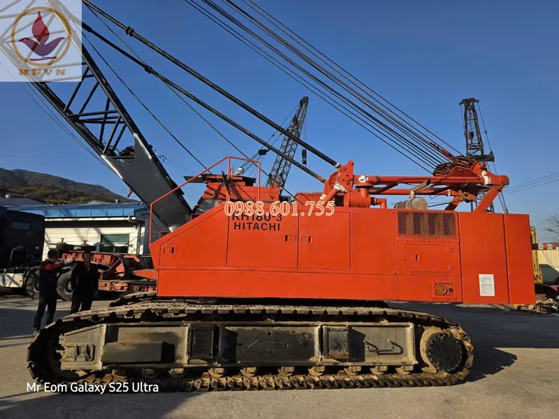 Bán hoặc cho thuê cẩu xích Hitachi KH180-3 trọng tải 50 tấn năm sản xuất 1992