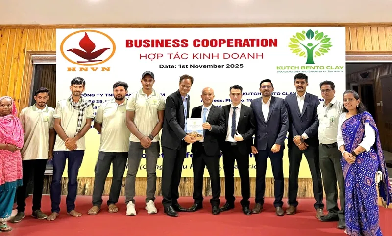 Hanoi Vietnam Foundation Construction Hợp Tác Chiến Lược Với Kutch Bento Clay – Nhà Sản Xuất Bentonite Hàng Đầu Ấn Độ