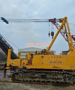 Máy đóng cọc thủy lực DH608-120M sản xuất 1900, trọng lượng 120 tấn