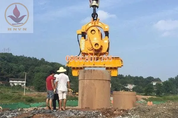 Búa rung điện ZhenZhong – Giải pháp đóng cọc, nhổ cọc hiệu quả cho công trình nền móng