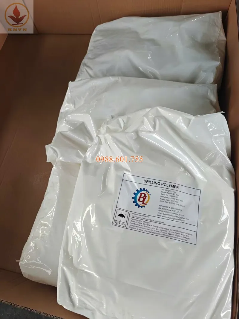 Polymer Trung Quốc trong thi công khoan cọc nhồi – Giải pháp dung dịch giữ thành hiện đại, hiệu quả