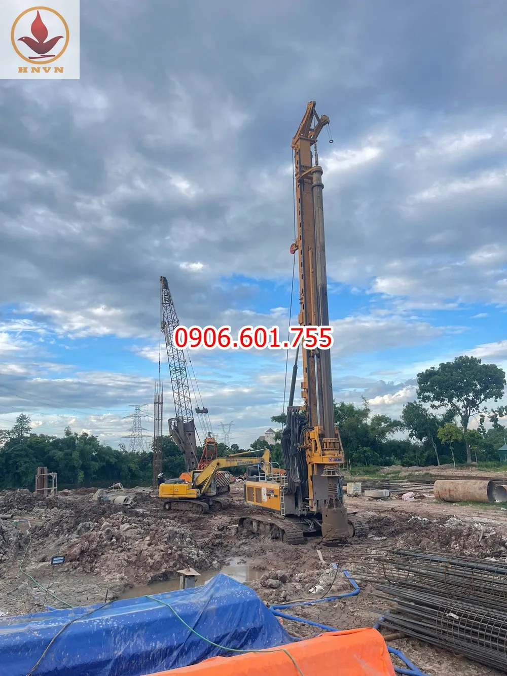 Máy Khoan Cọc Nhồi XR240E – Đã Kiểm Chứng Thực Tế Tại Dự Án Hà Nam