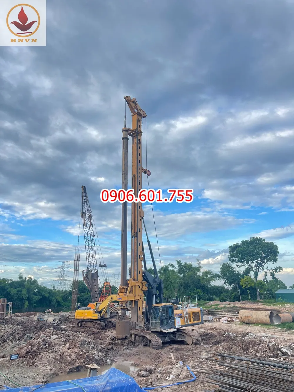 Máy Khoan Cọc Nhồi XR240E – Đã Kiểm Chứng Thực Tế Tại Dự Án Hà Nam