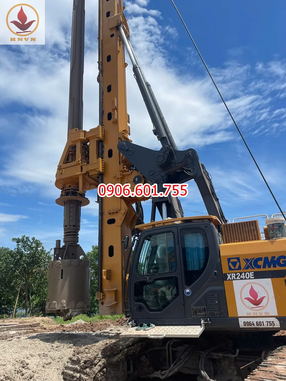 Máy Khoan Cọc Nhồi XR240E – Đã Kiểm Chứng Thực Tế Tại Dự Án Hà Nam