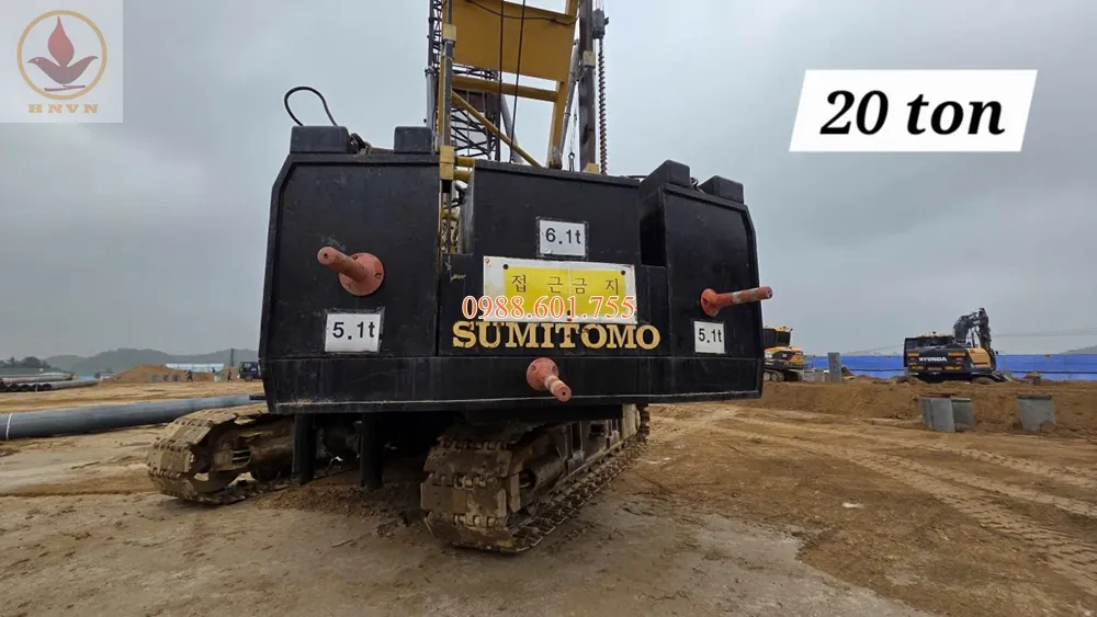 Cùng là Sumitomo 80 tấn, nhưng có bác chủ tịch lại chọn mua LS218RH-5 thay vì SC800 là vì sao?