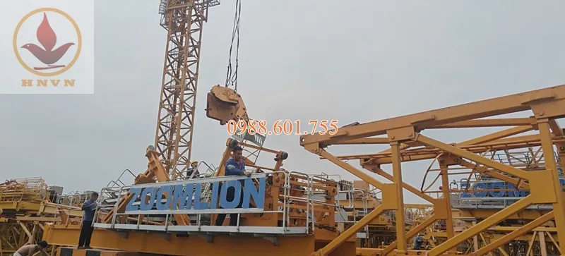 Cần trục tháp TC8039-25 sản xuất năm 2019