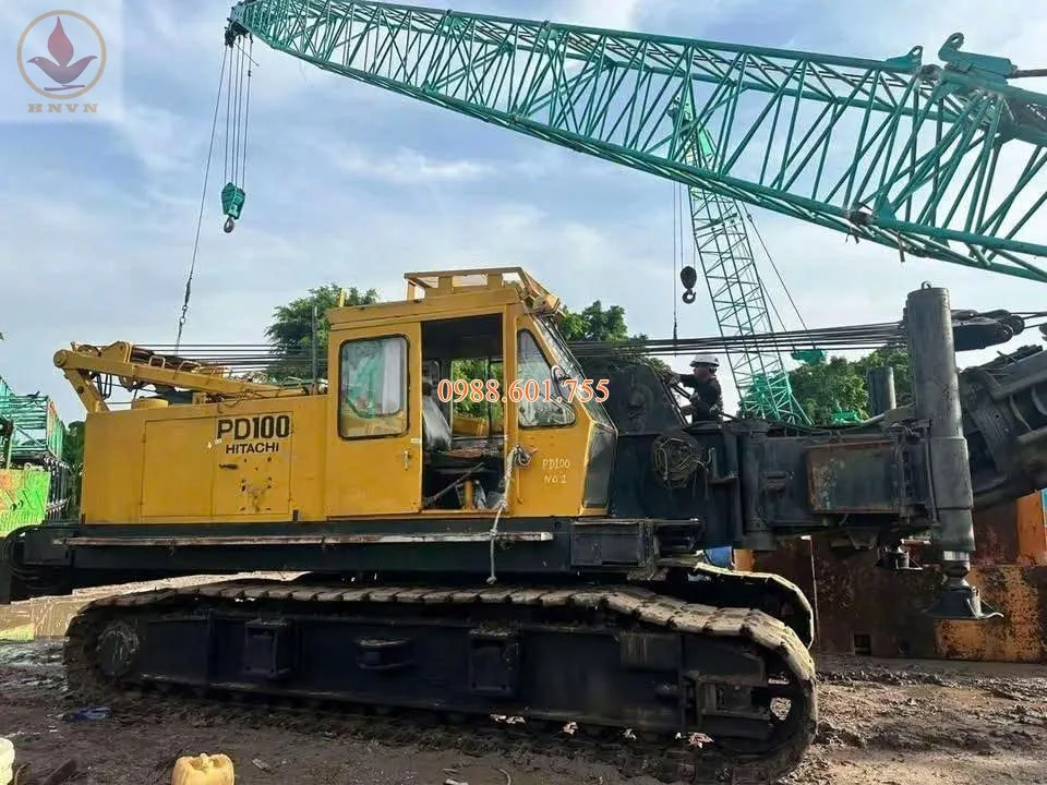Hitachi PD100 – “Lão Tướng” Leader 30m vẫn được ưa chuộng trong thi công nền móng