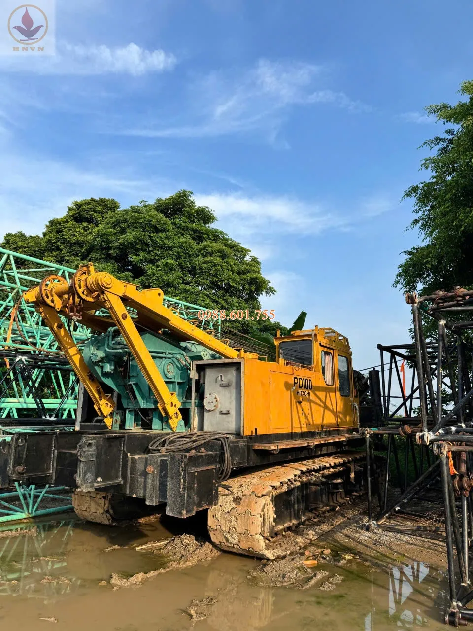 Hitachi PD100 – “Lão Tướng” Leader 30m vẫn được ưa chuộng trong thi công nền móng