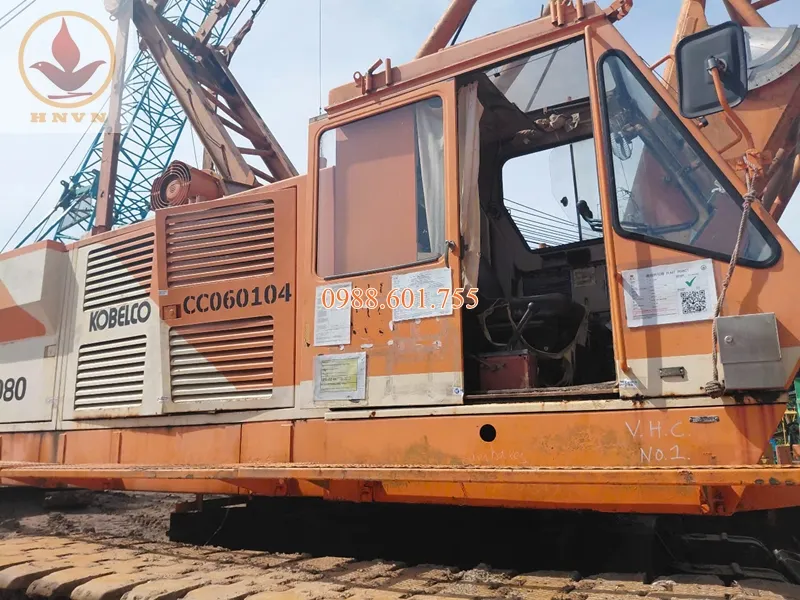 KOBELCO 7080 ĐỜI 1994 – CẨU BÁNH XÍCH 80 TẤN SẴN BÃI