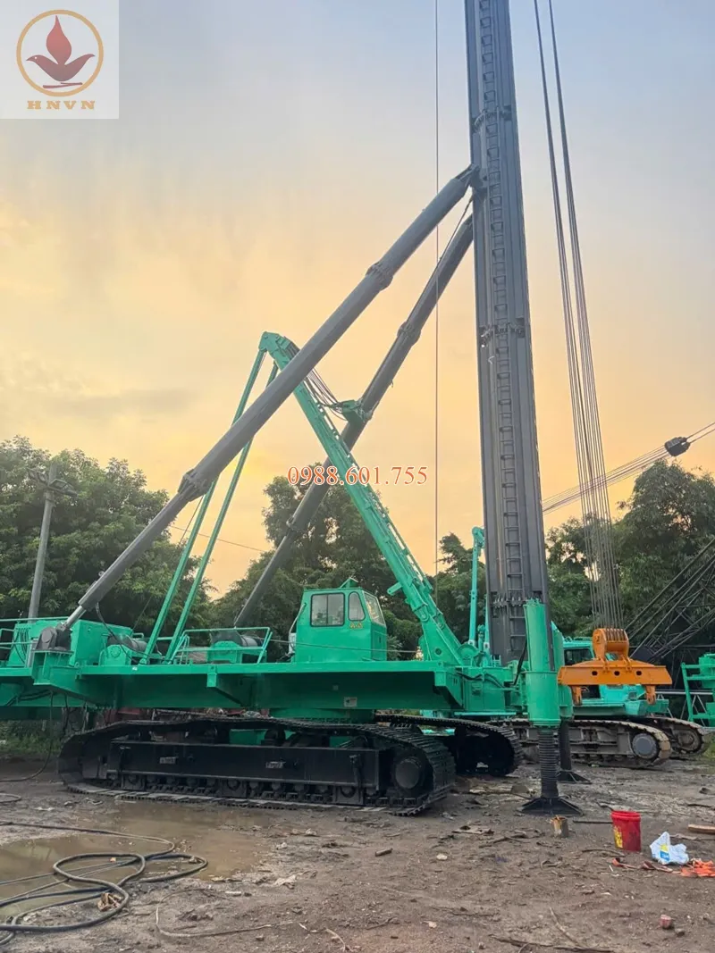 Máy khoan cọc xi măng đất CDM JU160 – ZHENGZHONG | Giải pháp xử lý nền đất yếu hiệu quả